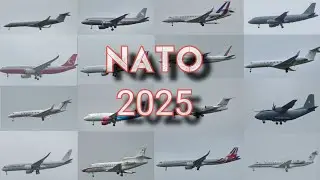 NATO SUMMIT 2025 | MILITARY & VIP ARRIVALS AT SCHIPHOL AIRPORT ✈️