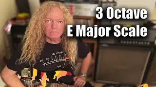 Learn To Play 3 Octave E Major Scale Guitar Lessons