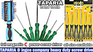 heavy duty screw driver taparia,ingco company heavy magnetic 🧲 power screw driver इसके जैसा कोई नहीं
