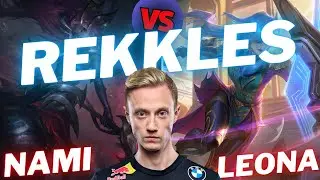 REKKLES | NAMI VS LEONA | SUP GAMEPLAY | Patch 15.5 / Season 15 | #LeagueofLegends