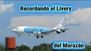 Старый добрый Boeing 737-200 в крутой раскраске..!