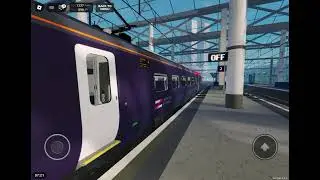 Class 800 leaving Stepford Central 