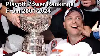 NHL Playoff Power Rankings from 2001 Through 2024