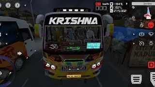 💥Tamilnadu krishna mod bus loading passengers bus simulator gameplay 🎮😍