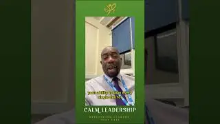 Calm Leadership Lesson: The importance of discipline.