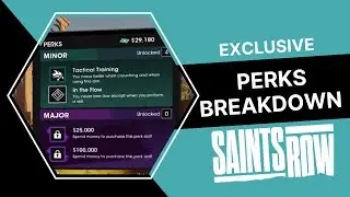 Обзор перков и визуальные эффекты | РАННИЙ ДОСТУП Saints Row