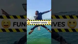 The funniest dives ever 8 😆! #funny #dive #shorts
