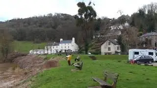 Lower Lydbrook where a viaduct was in mid 60s