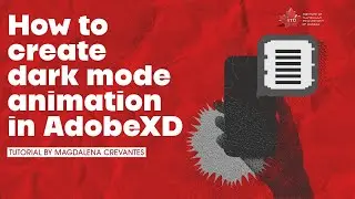 Learn how create dark more animation for your prototype in AdobeXD