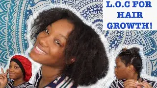 HOW TO| L.O.C METHOD ON 4C FOR HAIR GROWTH!!!