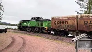 Godst&aring;g mellan Gopshus och Oxberg p&aring; &Auml;lvdalsbanan (2024-09-16)