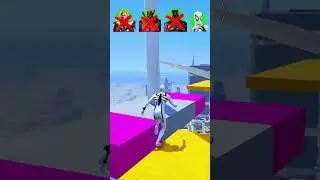 Superhero Running Challenges  Ep359   #gta5 #superhero #spiderman  #superherorun