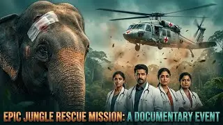 Doctors Fly Helicopter to Save a Giant Elephant | Jungle Rescue Mission🙏