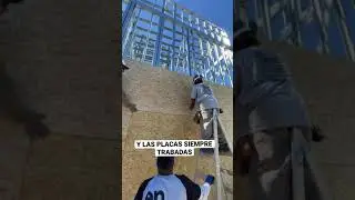 💥Работы по монтажу стального каркаса, день 21 &mdash; Жесткая диафрагма обшивки с использованием OSB