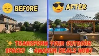 🏡How To Make Your Backyard Look Amazing With Amazon Finds!✨