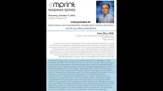 The MPRINT Webinar Series: Interpretable AI: Data Driven Mechanistic Modeling for Chemical...