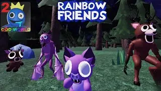 Playing As Normal Deer And Bat Vs Baby Deer And Bat In Rainbow Friends 2 Full Gameplay