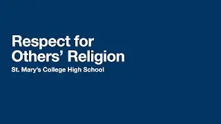 Respect Others Religions When Sharing a Space