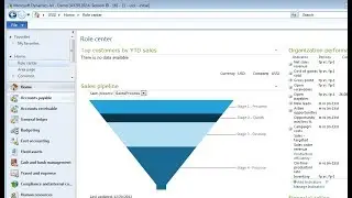 04-How to create new Web page for Role center in Axapta