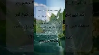 Words of Beloved Holy Prophet (S.A.W) #hadees #islamic #shots #quotes #trending #shorts