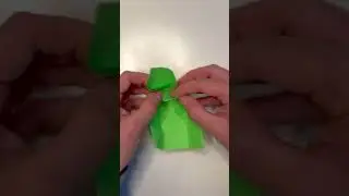 How to Make a Paper Button (Clicking Origami Fidget Toy) #shorts