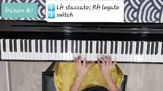 HANON: #1 with articulation