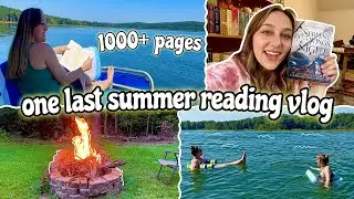 end of summer reading vlog 🍹🍉⛱️ the nyaxia duology, boating, and lots of reading!