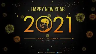 HOW TO MAKE HAPPY NEW YEAR 2021-2022 WALLPAPER IN PHOTOSHOP | TUTORIAL