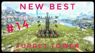 NEW BEST Turret Tower Design Ark Survival #14