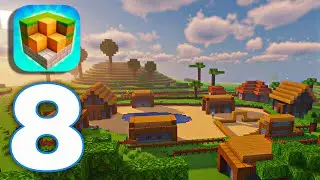 Creating A Next Level Village Step By Step 🌿🔥 || Block Craft 3D Episode 8