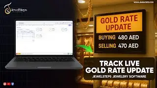 Track Daily Gold Rate in Jewelsteps Jewelry Software | Live Gold Rate Management Made Easy!