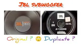 JBL 12 INCH SUBWOOFER 1300 WATTS | ORIGINAL AND DUPLICATE IDENTIFICATION | JBL SUBWOOFER DETAILS