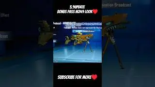 Bgmi 3.9Update Bonus Pass M249 3D Look&hearts;️ | Predator Protocol M249 Kill Feed🧐 | New Bonus Pass#shorts