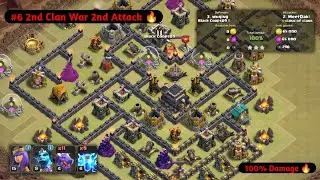 Clash of Clans Episode 6 | TH9 War Attack ⚔️ | Electro Dragon Power ⚡ | 100% Damage 💯 3-Star Win ⭐⭐⭐