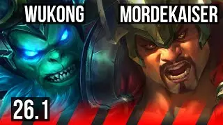 WUKONG vs MORDEKAISER (TOP) | Good KDA: 11/1/2 | EUNE Master | 26.1