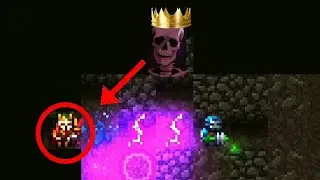 Caves(Roguelike)- skeleton king boss fight hard250%