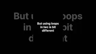 For loops in lwc