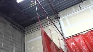 Mobile welding curtains