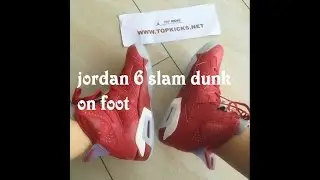 Air Jordan 6 Slam Dunk On Foot Review From Topkicks.US