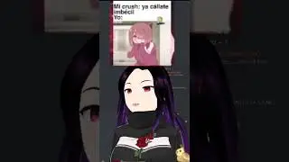 la yandere cuando su crush le dirige la palabra #vtuber #vtuberclips #anime #yandere #senpai