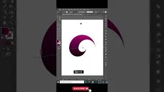 how to design a logo in illustrator  #shorts #illustrator #gradient