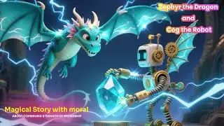 Magical Story for Kids | Zephyr the Dragon & Cog the Robot 🐉🤖 | Moral About Friendship