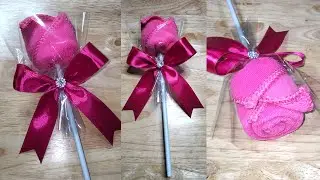 DIY Souvenir | Towel Rose | Baptism And Christening Souvenir | Baby Shower Favors | Party Giveaways