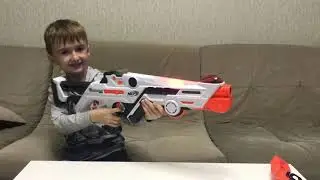 Nerf Laser Ops Дельтаберст. Лучший бластер для детей.