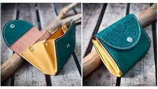 How to Make Leather Wallet for Beginners | Multi-purpose Leather Wallet | PDF Leather Pattern