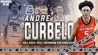 Andre Curbelo Full 20-21 SZN Highlights | All-B1G Freshman & 6th Man of Year | Illini Floor General