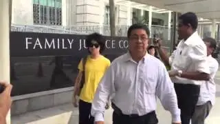 Amos Yee arrives at the State Courts on May 27, 2015