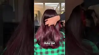 ruby red hair colour