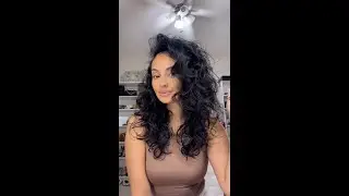 Trying a DIY Wolf Cut on Wavy Curly Hair