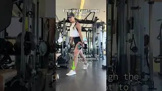 Forward Lean Lunge Form #fitnessprogram #legworkout #formtips #formmatters #legworkoutatgym